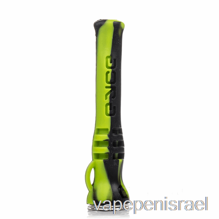חד פעמי Vape Israel Eyce Shorty סיליקון צ'ילום Creatrgrn (שחור/ירוק ליים)
